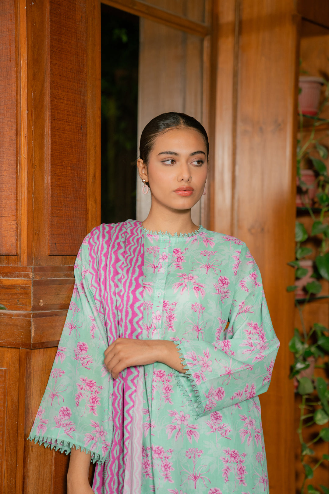 3 Piece Printed Lawn Suit Beena