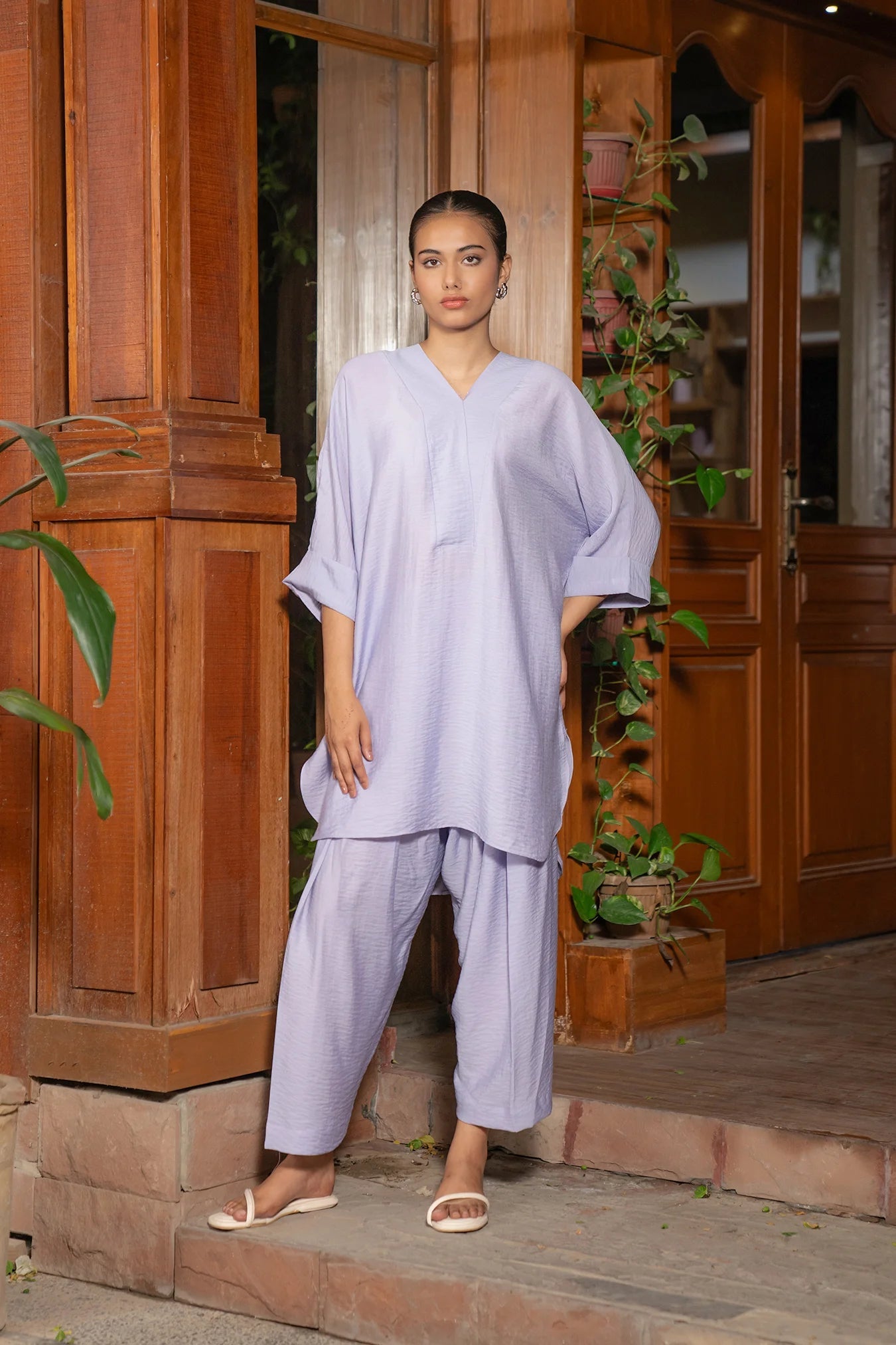 2 Piece Solid Suit Pret SS - 25