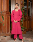 2 Piece Solid Cotton Suit Pret SS - 25