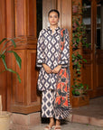 3 Piece Printed Suit Pret SS - 25