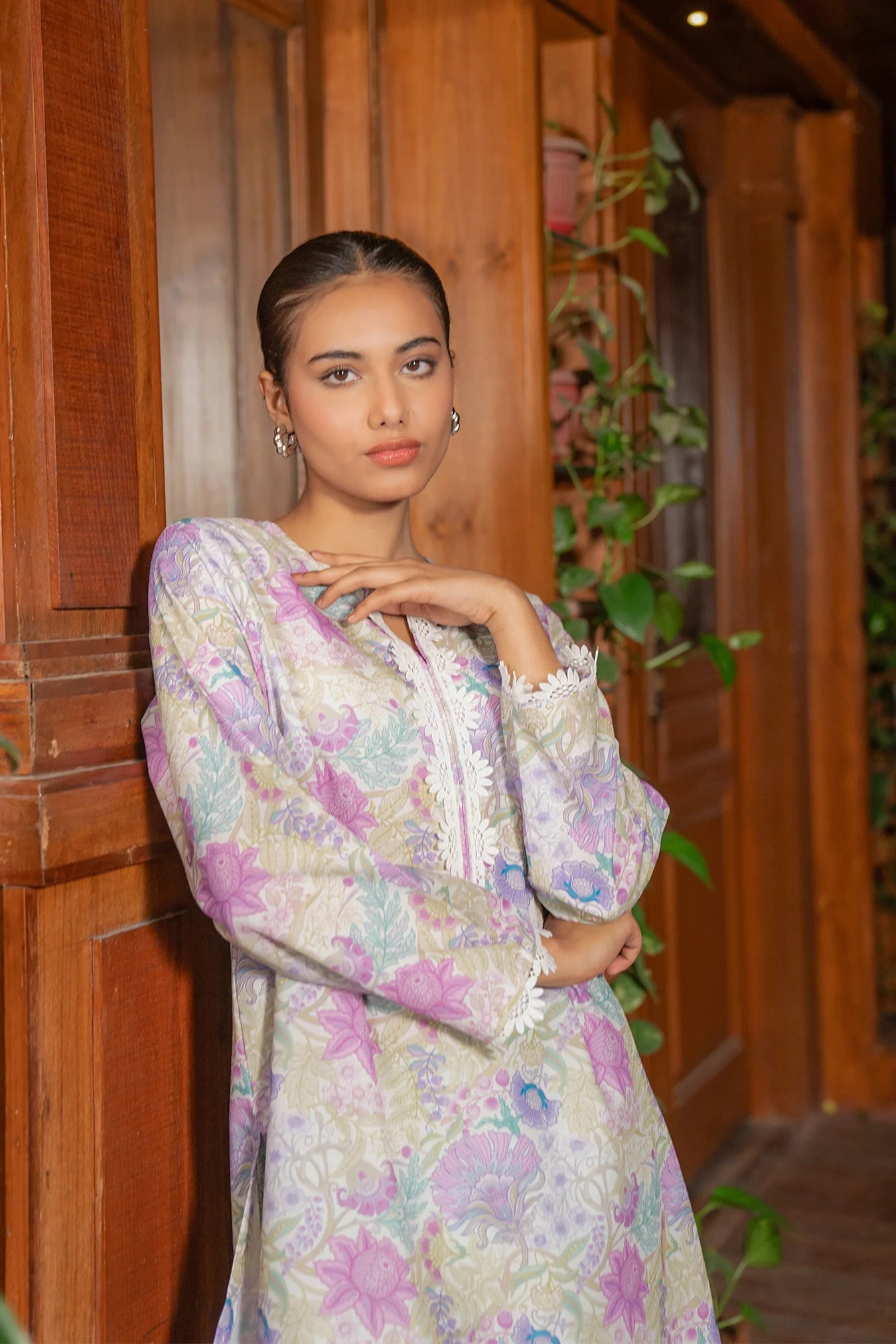 2 Piece Printed Suit Pret SS - 25