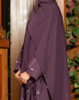 Plum Abaya Scarf Modest Wear - 25