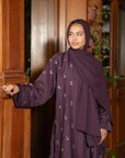 Plum Abaya Modest Wear - 25
