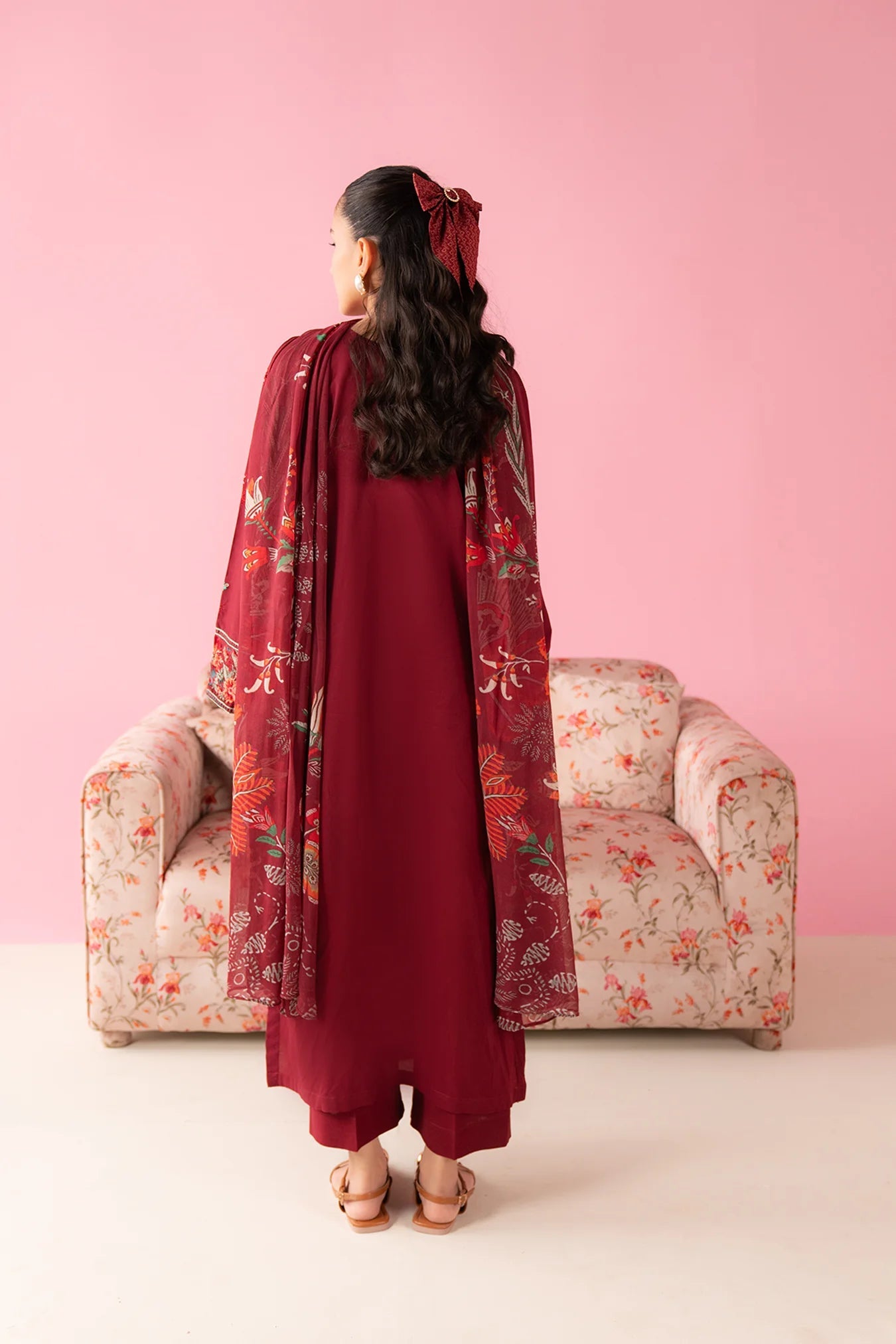 3 Piece Embroidered Lawn Suit Pret SS - 25