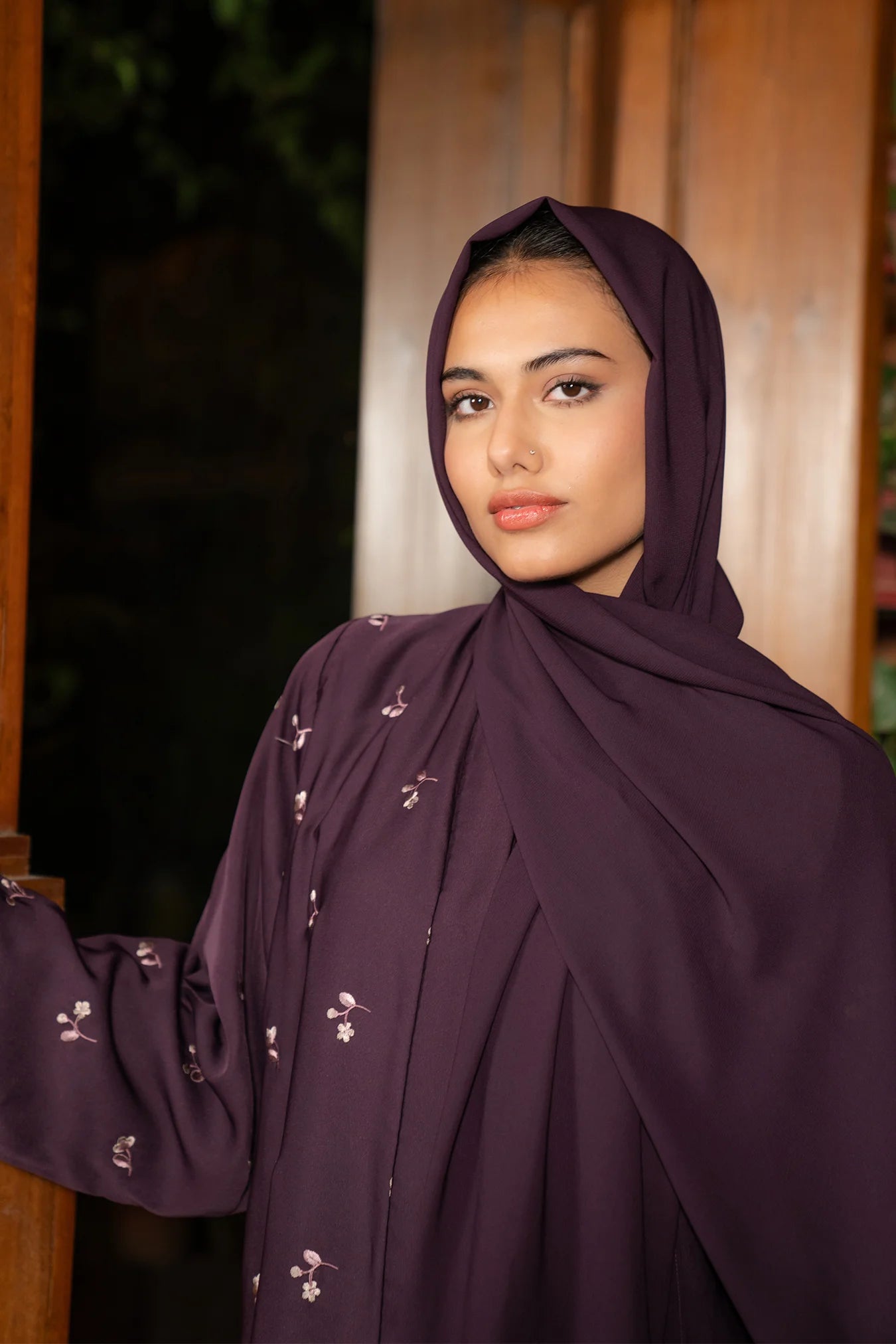 Plum Abaya Modest Wear - 25