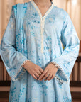 3 Piece Embroidered Lawn Suit SUMMER-24