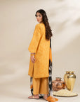 3 Piece Embroidered Lawn Suit Unstitched Summer - 25