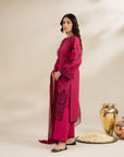 3 Piece Embroidered Lawn Suit Unstitched Summer - 25
