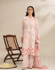 3 Piece Embroidered Lawn Suit Unstitched Summer - 25