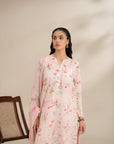 3 Piece Embroidered Lawn Suit Unstitched Summer - 25