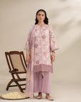3 Piece Embroidered Lawn Suit Unstitched Summer - 25