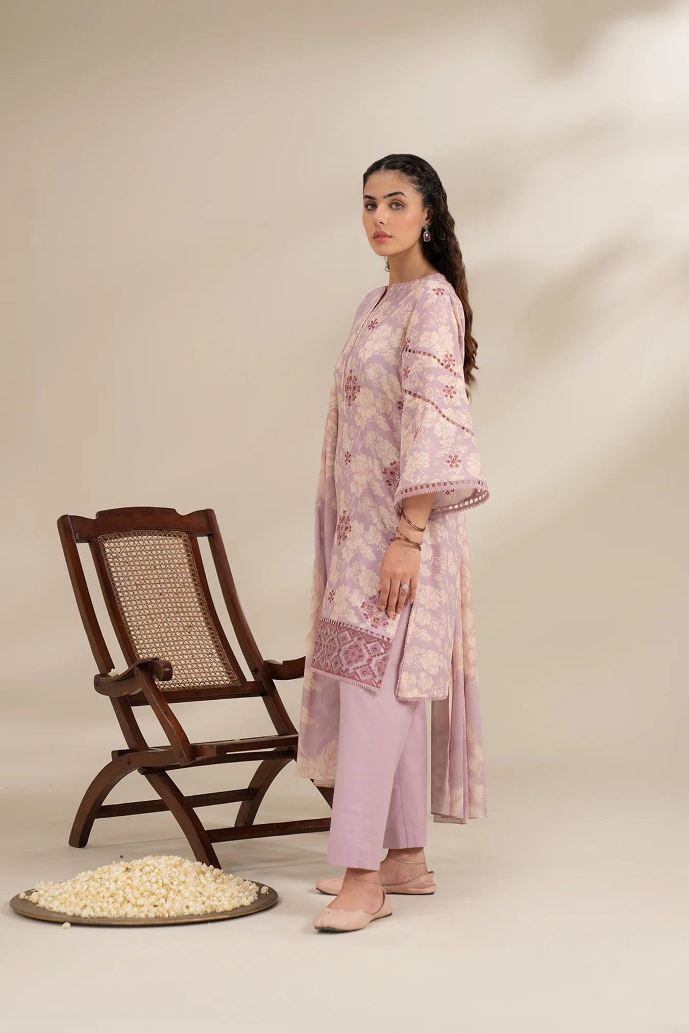 3 Piece Embroidered Lawn Suit Unstitched Summer - 25