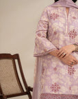 3 Piece Embroidered Lawn Suit Unstitched Summer - 25