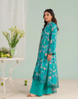 3 Piece Embroidered Lawn Suit Unstitched Summer - 25