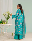 3 Piece Embroidered Lawn Suit Unstitched Summer - 25