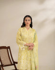 3 Piece Embroidered Lawn Suit Unstitched Summer - 25