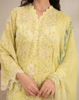 3 Piece Embroidered Lawn Suit Unstitched Summer - 25