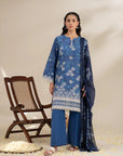 3 Piece Embroidered Lawn Suit Unstitched Summer - 25