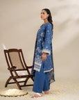 3 Piece Embroidered Lawn Suit Unstitched Summer - 25