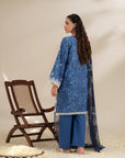 3 Piece Embroidered Lawn Suit Unstitched Summer - 25