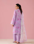 3 Piece Embroidered Lawn Suit Unstitched Summer - 25