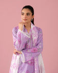 3 Piece Embroidered Lawn Suit Unstitched Summer - 25