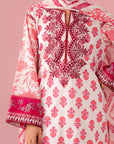 3 Piece Embroidered Lawn Suit Unstitched Summer - 25