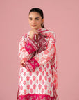 3 Piece Embroidered Lawn Suit Unstitched Summer - 25