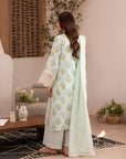 3 Piece Embroidered Lawn Suit Unstitched Summer - 25