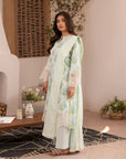 3 Piece Embroidered Lawn Suit Unstitched Summer - 25