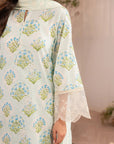 3 Piece Embroidered Lawn Suit Unstitched Summer - 25