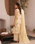 3 Piece Embroidered Lawn Suit Unstitched Summer - 25