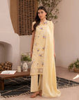 3 Piece Embroidered Lawn Suit Unstitched Summer - 25