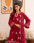 3 Piece Embroidered Lawn Suit Unstitched Summer - 25