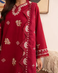 3 Piece Embroidered Lawn Suit Unstitched Summer - 25