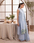 3 Piece Embroidered Lawn Suit Unstitched Summer - 25