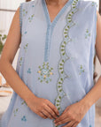 3 Piece Embroidered Lawn Suit Unstitched Summer - 25