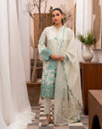 3 Piece Embroidered Lawn Suit