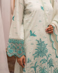 3 Piece Embroidered Lawn Suit