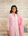 3 Piece Embroidered Lawn Suit Unstitched Summer - 25