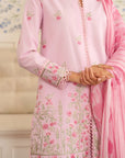 3 Piece Embroidered Lawn Suit Unstitched Summer - 25