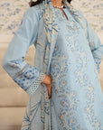 3 Piece Embroidered Lawn Suit Unstitched Summer - 25