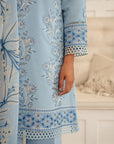 3 Piece Embroidered Lawn Suit Unstitched Summer - 25