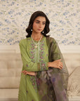 3 Piece Embroidered Lawn Suit Unstitched Summer - 25