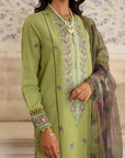 3 Piece Embroidered Lawn Suit Unstitched Summer - 25