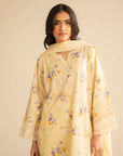 3 Piece Embroidered Lawn Suit