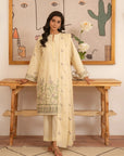 3 Piece Embroidered Lawn Suit Unstitched Summer - 25