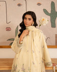3 Piece Embroidered Lawn Suit Unstitched Summer - 25
