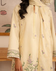 3 Piece Embroidered Lawn Suit Unstitched Summer - 25