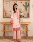 3 Piece Embroidered Lawn Suit Unstitched Summer - 25